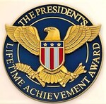The presidents Lifetime achievement award seal