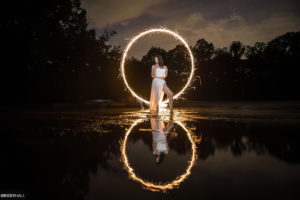 dana light [ainting with no tube, just sparkler 