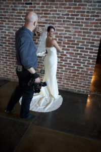 directing and posing a bride for a great bridal photo